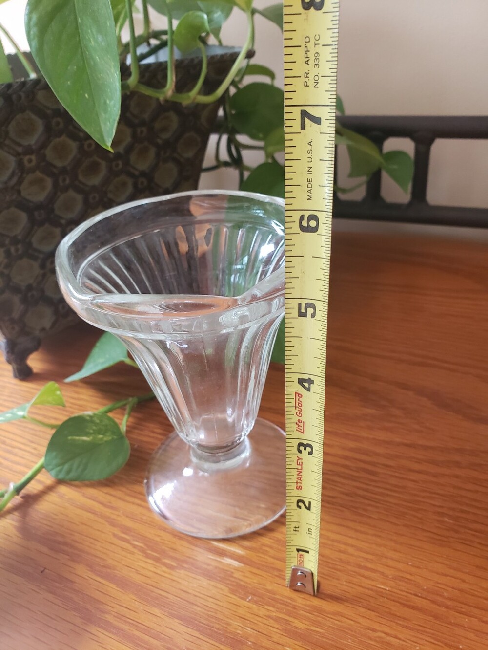Vintage Assortment of Clear Footed Glass Sundae/Dessert Cups (Set Of 4) - Picture 4 of 10
